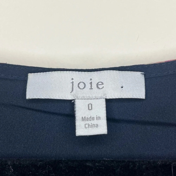 JOIE Orita 100% Silk Floral Ruffles Surplice Midi Dress - Picture 4 of 12